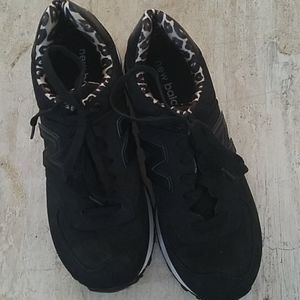 Suede/Leopard NB 574